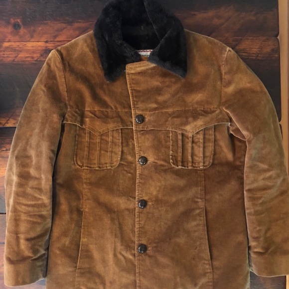 Vintage McGregor Western Corduroy Fur Jacket - Picture 3 of 8